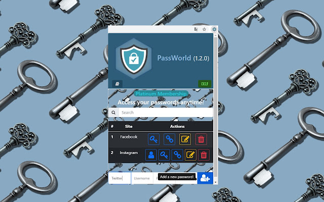 PassWorld from Chrome web store to be run with OffiDocs Chromium online PassWorld from Chrome web store to be run with OffiDocs Chromium online