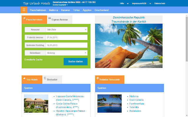 Pauschalreisen Urlaubssuche from Chrome web store to be run with OffiDocs Chromium online Pauschalreisen Urlaubssuche from Chrome web store to be run with OffiDocs Chromium online
