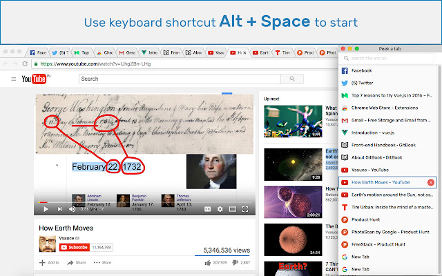 Peek a tab, Tabs Manager for Google Chrome™ from Chrome web store to be run with OffiDocs Chromium online Peek a tab, Tabs Manager for Google Chrome™ from Chrome web store to be run with OffiDocs Chromium online