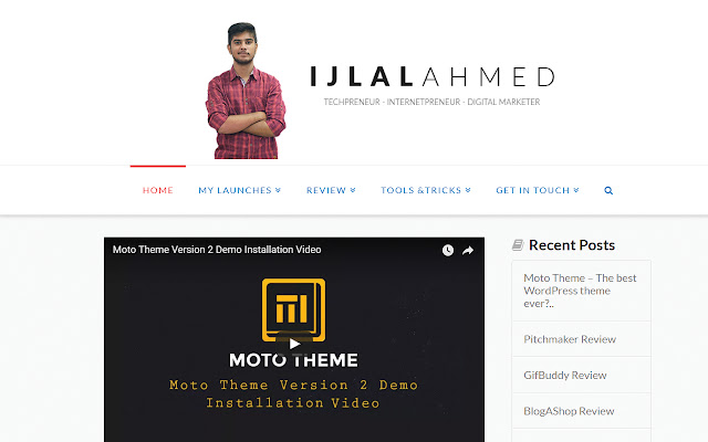 Personal Blog of Ijlal Ahmed from Chrome web store to be run with OffiDocs Chromium online Personal Blog of Ijlal Ahmed from Chrome web store to be run with OffiDocs Chromium online