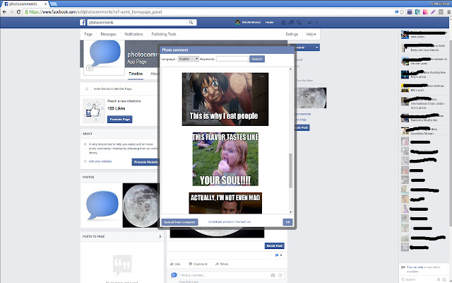 Photo comments from Chrome web store to be run with OffiDocs Chromium online Photo comments from Chrome web store to be run with OffiDocs Chromium online