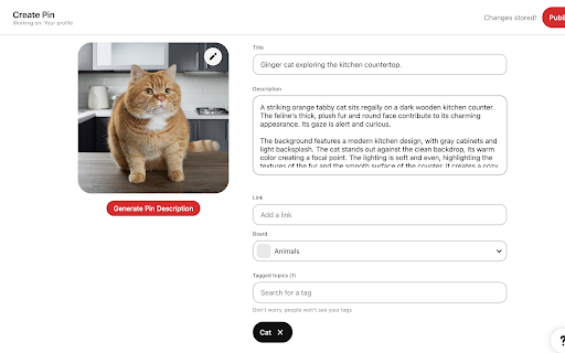 Pin Caption Generator from Chrome web store to be run with OffiDocs Chromium online Pin Caption Generator from Chrome web store to be run with OffiDocs Chromium online