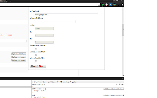Ping DOM element from Chrome web store to be run with OffiDocs Chromium online Ping DOM element from Chrome web store to be run with OffiDocs Chromium online
