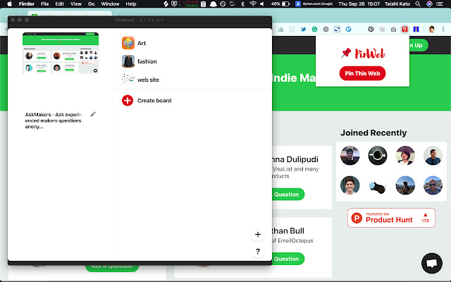 PinWeb from Chrome web store to be run with OffiDocs Chromium online PinWeb from Chrome web store to be run with OffiDocs Chromium online