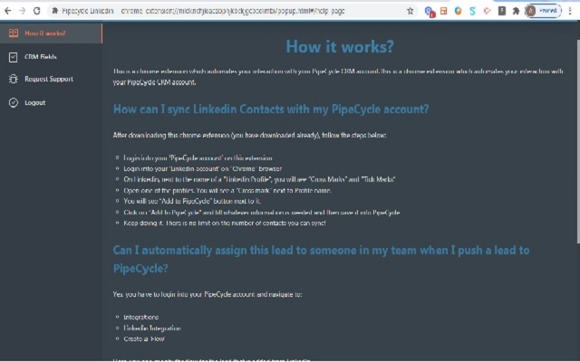Pipecycle Linkedin from Chrome web store to be run with OffiDocs Chromium online Pipecycle Linkedin from Chrome web store to be run with OffiDocs Chromium online