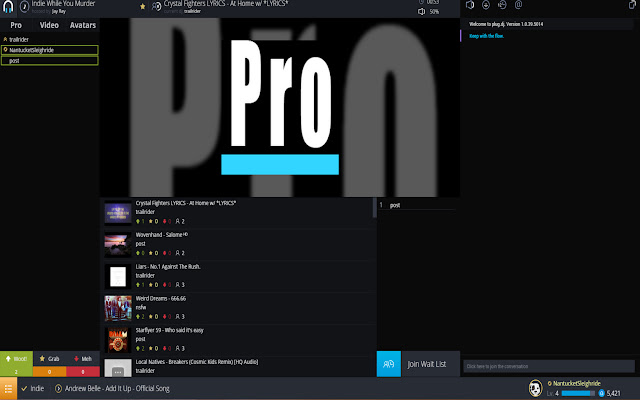 plug.dj music searcher from Chrome web store to be run with OffiDocs Chromium online plug.dj music searcher from Chrome web store to be run with OffiDocs Chromium online