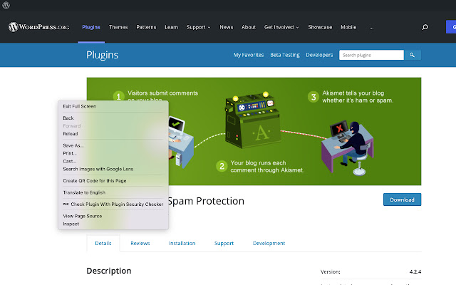 Plugin Security Checker from Chrome web store to be run with OffiDocs Chromium online Plugin Security Checker from Chrome web store to be run with OffiDocs Chromium online