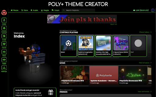 Poly+ from Chrome web store to be run with OffiDocs Chromium online Poly+ from Chrome web store to be run with OffiDocs Chromium online