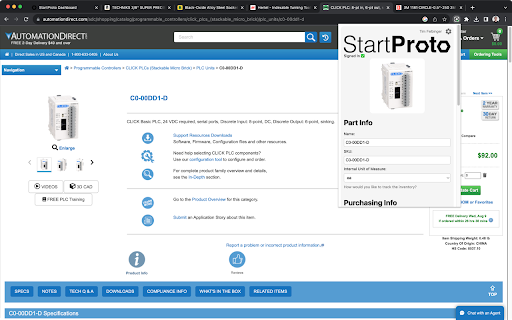 ProtoCart from Chrome web store to be run with OffiDocs Chromium online ProtoCart from Chrome web store to be run with OffiDocs Chromium online
