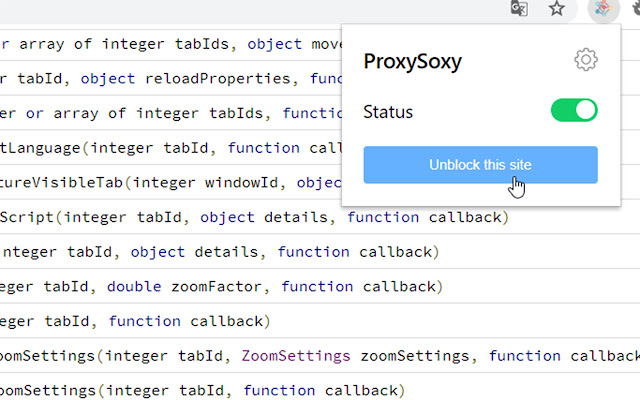ProxySoxy from Chrome web store to be run with OffiDocs Chromium online ProxySoxy from Chrome web store to be run with OffiDocs Chromium online