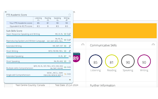 PTE Sub Scores Breakdown from Chrome web store to be run with OffiDocs Chromium online PTE Sub Scores Breakdown from Chrome web store to be run with OffiDocs Chromium online