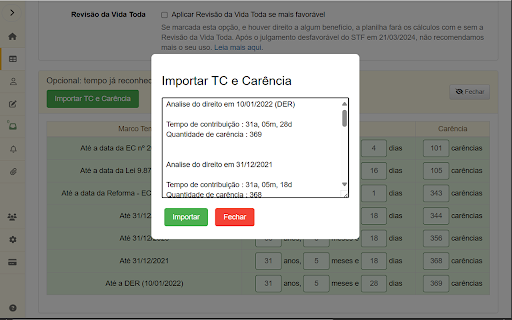 PTI TC Carencia from Chrome web store to be run with OffiDocs Chromium online PTI TC Carencia from Chrome web store to be run with OffiDocs Chromium online