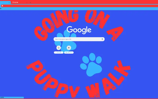 Puppy Walk red and blue from Chrome web store to be run with OffiDocs Chromium online Puppy Walk red and blue from Chrome web store to be run with OffiDocs Chromium online