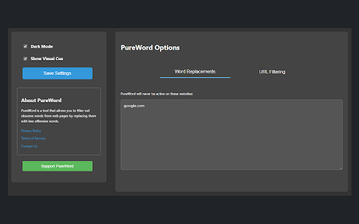 PureWord from Chrome web store to be run with OffiDocs Chromium online PureWord from Chrome web store to be run with OffiDocs Chromium online