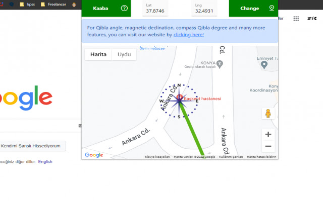 Qibla Finder from Chrome web store to be run with OffiDocs Chromium online Qibla Finder from Chrome web store to be run with OffiDocs Chromium online