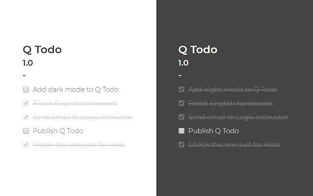 Q Todo from Chrome web store to be run with OffiDocs Chromium online Q Todo from Chrome web store to be run with OffiDocs Chromium online