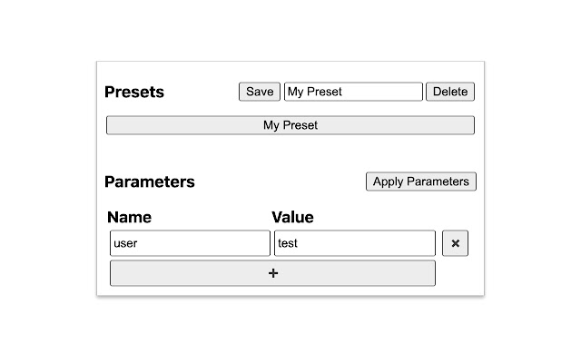 Query Parameters Editor from Chrome web store to be run with OffiDocs Chromium online Query Parameters Editor from Chrome web store to be run with OffiDocs Chromium online