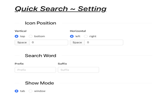 Quick search from Chrome web store to be run with OffiDocs Chromium online Quick search from Chrome web store to be run with OffiDocs Chromium online
