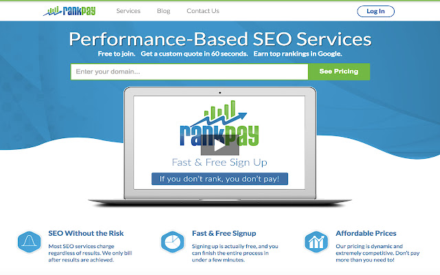 Rankpay SEO service review from Chrome web store to be run with OffiDocs Chromium online Rankpay SEO service review from Chrome web store to be run with OffiDocs Chromium online