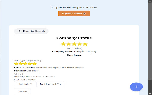 Rate My Recruiter from Chrome web store to be run with OffiDocs Chromium online Rate My Recruiter from Chrome web store to be run with OffiDocs Chromium online