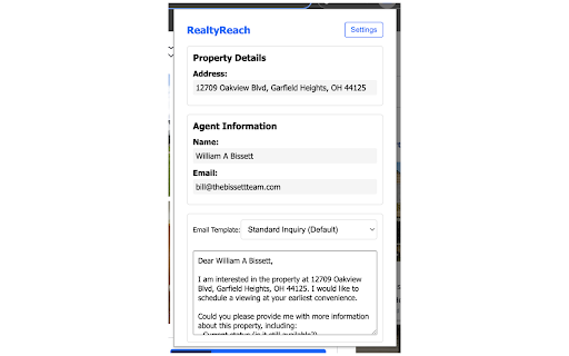 RealtyReach from Chrome web store to be run with OffiDocs Chromium online RealtyReach from Chrome web store to be run with OffiDocs Chromium online