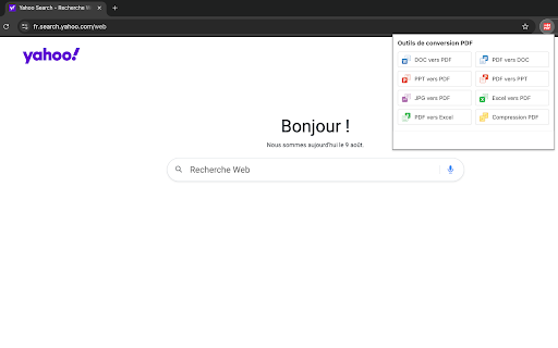 Recherche Yahoo par PDF Easy Convert from Chrome web store to be run with OffiDocs Chromium online Recherche Yahoo par PDF Easy Convert from Chrome web store to be run with OffiDocs Chromium online