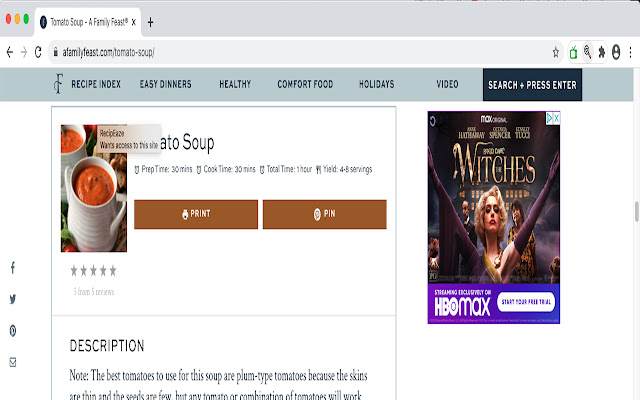 RecipEase from Chrome web store to be run with OffiDocs Chromium online RecipEase from Chrome web store to be run with OffiDocs Chromium online