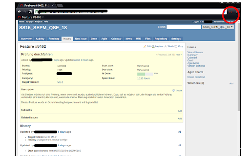 Redmine ShortCut from Chrome web store to be run with OffiDocs Chromium online Redmine ShortCut from Chrome web store to be run with OffiDocs Chromium online