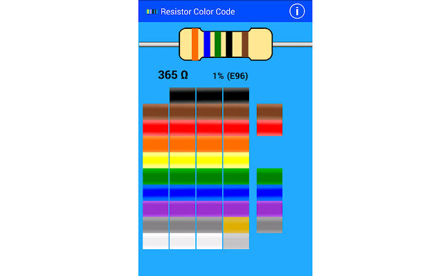 Resistor Color Code from Chrome web store to be run with OffiDocs Chromium online Resistor Color Code from Chrome web store to be run with OffiDocs Chromium online