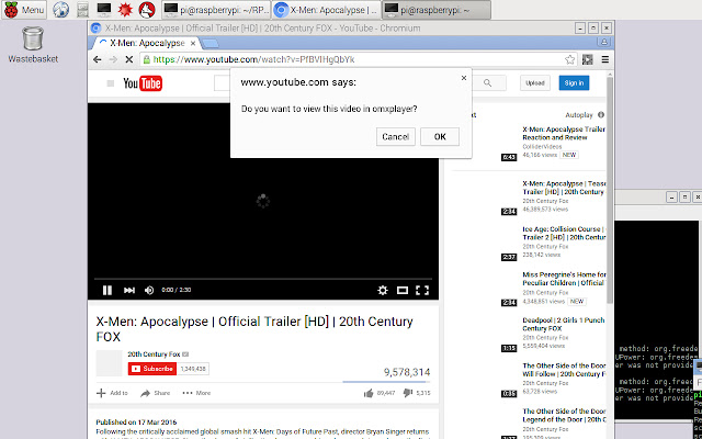RPi youtube from Chrome web store to be run with OffiDocs Chromium online RPi youtube from Chrome web store to be run with OffiDocs Chromium online