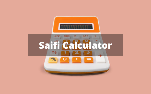 Saifi Calculator from Chrome web store to be run with OffiDocs Chromium online Saifi Calculator from Chrome web store to be run with OffiDocs Chromium online