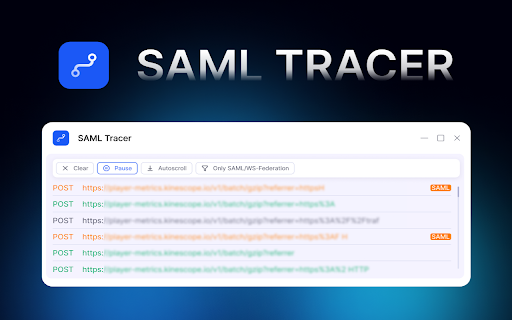 SAML Tracer from Chrome web store to be run with OffiDocs Chromium online SAML Tracer from Chrome web store to be run with OffiDocs Chromium online