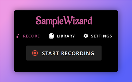 SampleWizard from Chrome web store to be run with OffiDocs Chromium online SampleWizard from Chrome web store to be run with OffiDocs Chromium online