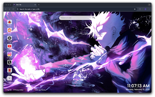 Satoru Gojo: Jujutsu Sorcerer Live Wallpaper from Chrome web store to be run with OffiDocs Chromium online Satoru Gojo: Jujutsu Sorcerer Live Wallpaper from Chrome web store to be run with OffiDocs Chromium online