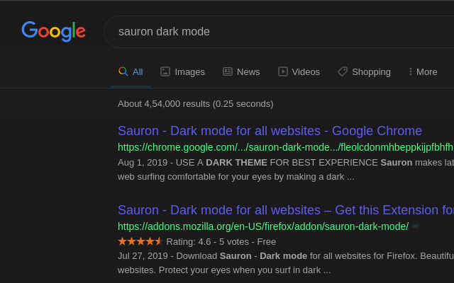 Sauron Dark mode for all websites from Chrome web store to be run with OffiDocs Chromium online Sauron Dark mode for all websites from Chrome web store to be run with OffiDocs Chromium online