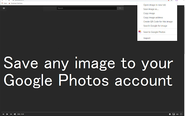 Save Image To Google Photos from Chrome web store to be run with OffiDocs Chromium online Save Image To Google Photos from Chrome web store to be run with OffiDocs Chromium online