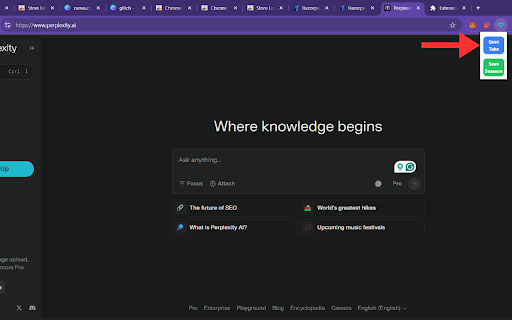 SaveTabs from Chrome web store to be run with OffiDocs Chromium online SaveTabs from Chrome web store to be run with OffiDocs Chromium online
