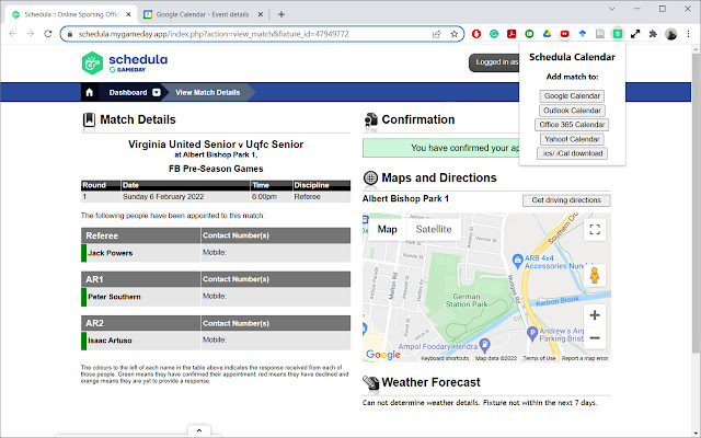 Schedula Calendar from Chrome web store to be run with OffiDocs Chromium online Schedula Calendar from Chrome web store to be run with OffiDocs Chromium online
