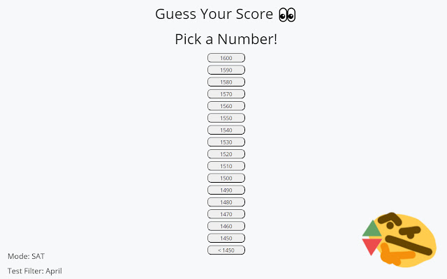Score Guessing Game from Chrome web store to be run with OffiDocs Chromium online Score Guessing Game from Chrome web store to be run with OffiDocs Chromium online