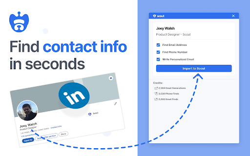 Scout AI Sales Prospecting from Chrome web store to be run with OffiDocs Chromium online Scout AI Sales Prospecting from Chrome web store to be run with OffiDocs Chromium online