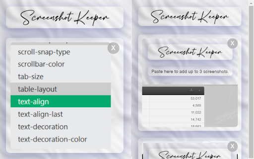 Screenshot Keeper from Chrome web store to be run with OffiDocs Chromium online Screenshot Keeper from Chrome web store to be run with OffiDocs Chromium online