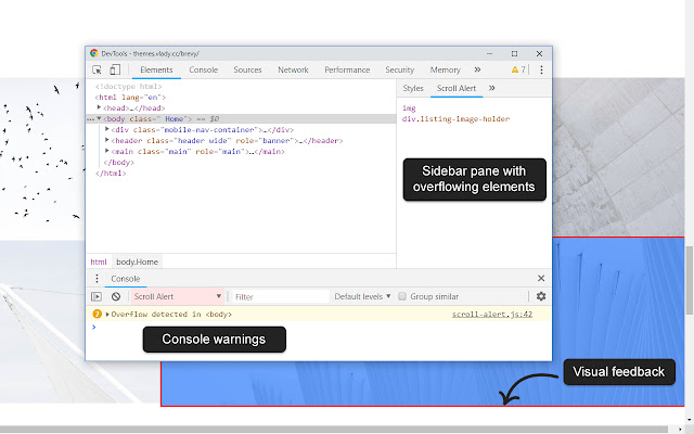Scroll Alert from Chrome web store to be run with OffiDocs Chromium online Scroll Alert from Chrome web store to be run with OffiDocs Chromium online
