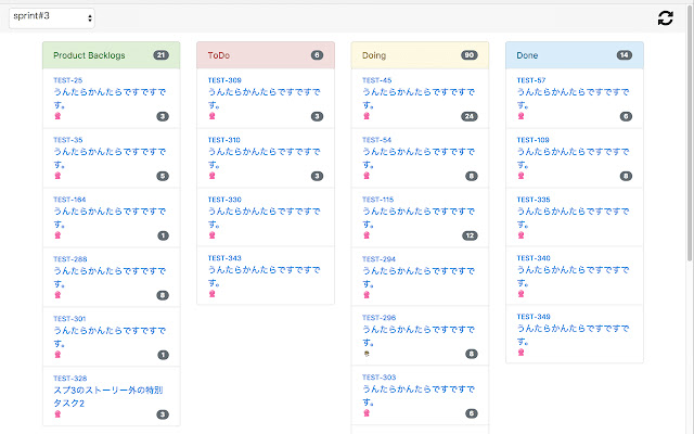 Scrum Board for Backlog from Chrome web store to be run with OffiDocs Chromium online Scrum Board for Backlog from Chrome web store to be run with OffiDocs Chromium online