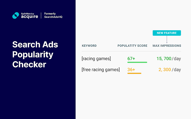 Search Ads Keyword Popularity Checker from Chrome web store to be run with OffiDocs Chromium online Search Ads Keyword Popularity Checker from Chrome web store to be run with OffiDocs Chromium online