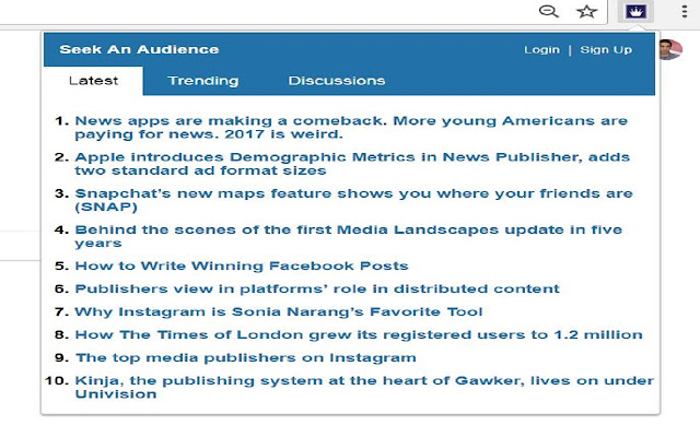 Seek An Audience Reader from Chrome web store to be run with OffiDocs Chromium online Seek An Audience Reader from Chrome web store to be run with OffiDocs Chromium online