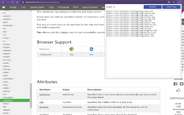 Selected links collector from Chrome web store to be run with OffiDocs Chromium online Selected links collector from Chrome web store to be run with OffiDocs Chromium online