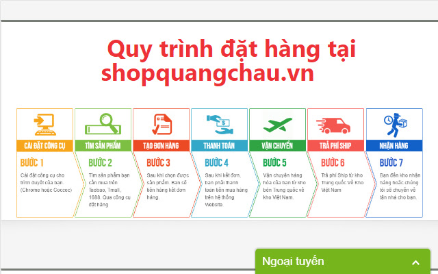 ShopQuangChauVN from Chrome web store to be run with OffiDocs Chromium online ShopQuangChauVN from Chrome web store to be run with OffiDocs Chromium online