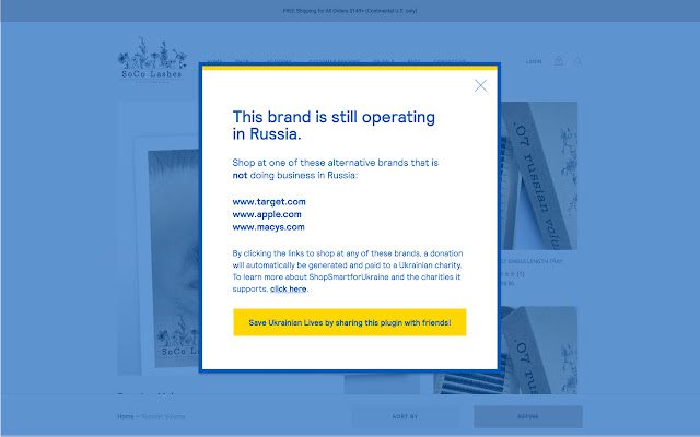 Shop Smart for Ukraine Extension from Chrome web store to be run with OffiDocs Chromium online Shop Smart for Ukraine Extension from Chrome web store to be run with OffiDocs Chromium online