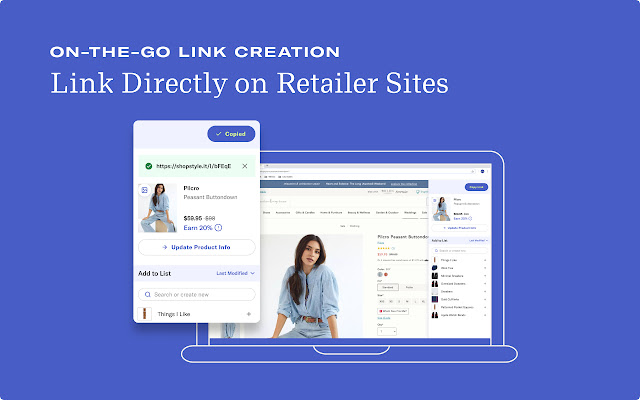 ShopStyle Collective LinkIt from Chrome web store to be run with OffiDocs Chromium online ShopStyle Collective LinkIt from Chrome web store to be run with OffiDocs Chromium online