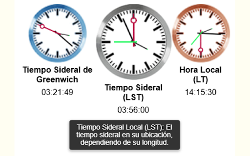 Sidereal Time Calculator Alarm from Chrome web store to be run with OffiDocs Chromium online Sidereal Time Calculator Alarm from Chrome web store to be run with OffiDocs Chromium online